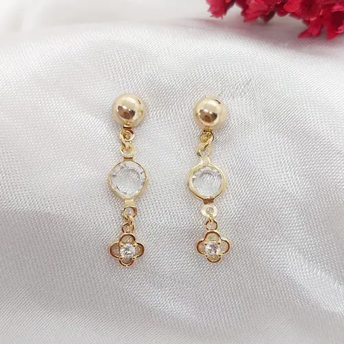 BRINCO BABY ANGEL BANHADO A OURO 18K