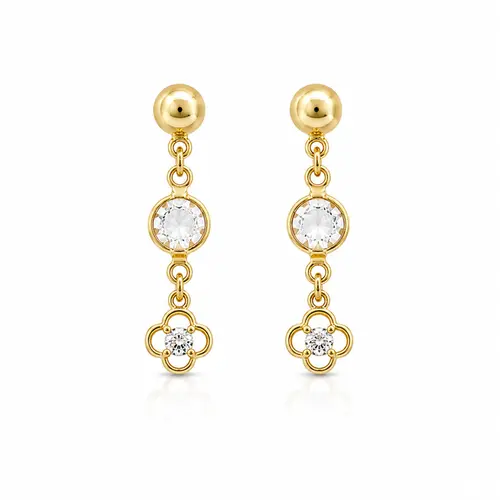 BRINCO BABY ANGEL BANHADO A OURO 18K