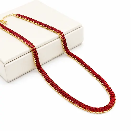 CHOKER LOUISY BANHADA A OURO 18K