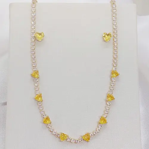 CONJUNTO COR TIANE BANHADO A OURO 18K