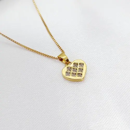 CHOKER DIDDY BANHADA A OURO 18K