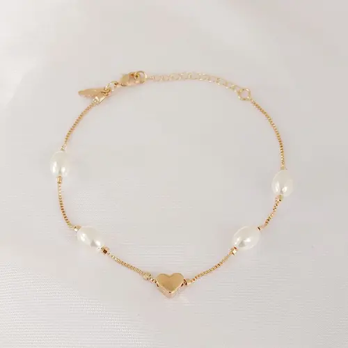 PULSEIRA PÉR BEL BANHADA A OURO 18K
