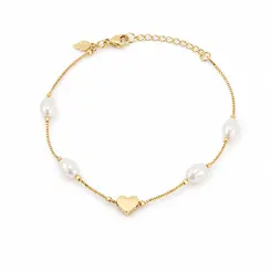 PULSEIRA PÉR BEL BANHADA A OURO 18K