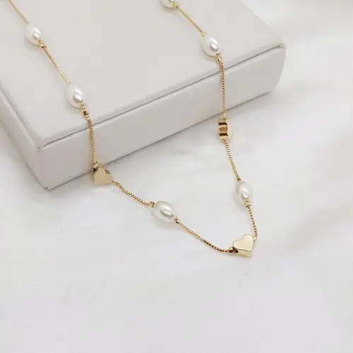 CHOKER PÉR BEL BANHADA A OURO 18K