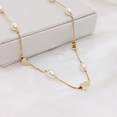 CHOKER PÉR BEL BANHADA A OURO 18K