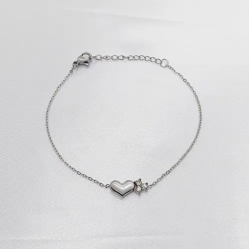 PULSEIRA CORAÇÃO INFINITO BANHADO A.I