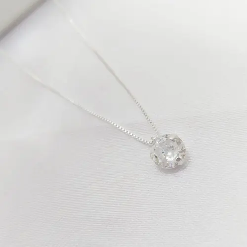 CHOKER CORAÇÃO PLUZ BANHADO A PRATA925