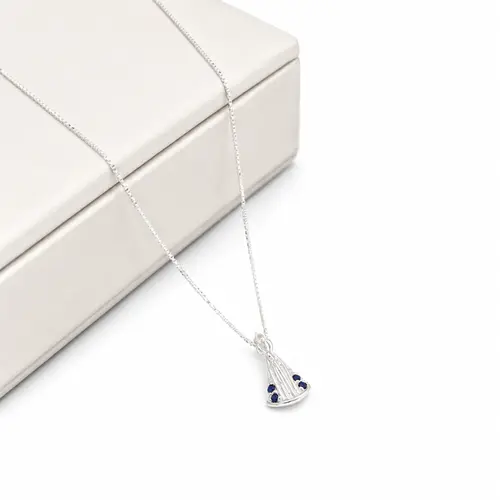 CHOKER NOSSA SENHORA BANHADA A PRATA925