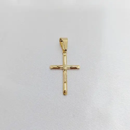 PINGENTE CRISTO BANHADO A OURO 18K