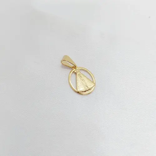PINGENTE N.SENHORA BANHADO A OURO 18K