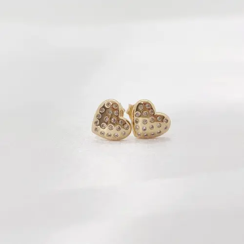 BRINCO CORAÇÃO BANHADO A OURO 18K