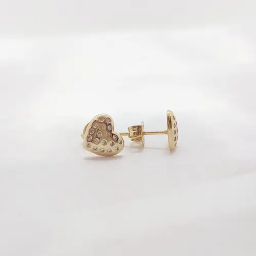 BRINCO CORAÇÃO BANHADO A OURO 18K