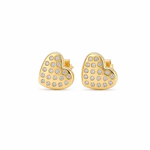 BRINCO CORAÇÃO BANHADO A OURO 18K