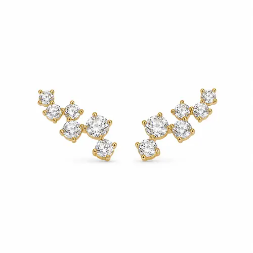 BRINCO CUBOS BANHADO A OURO 18K