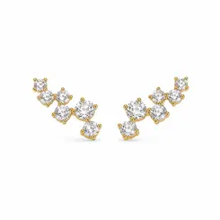 BRINCO CUBOS BANHADO A OURO 18K