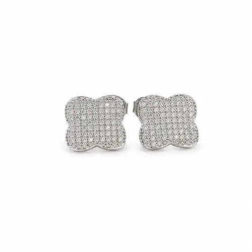 BRINCO TREVO MAYA BANHADO A OURO 18K
