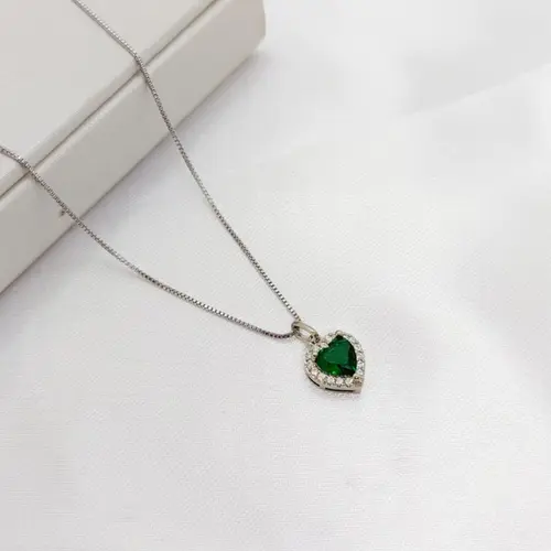 COLAR COR VERDE BANHADO A OB