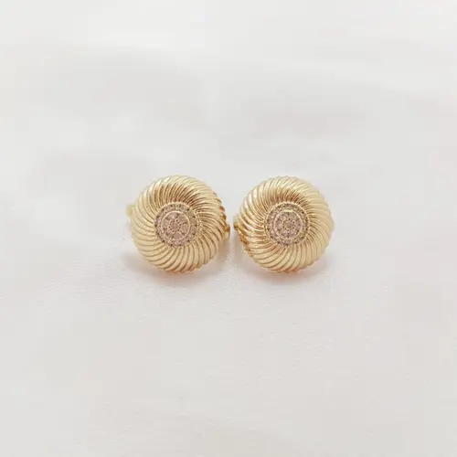 BRINCO AURA BANHADO A OURO 18K