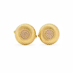 BRINCO AURA BANHADO A OURO 18K
