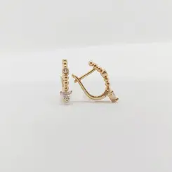 ARGOLA MEGG BANHADA  A OURO 18K