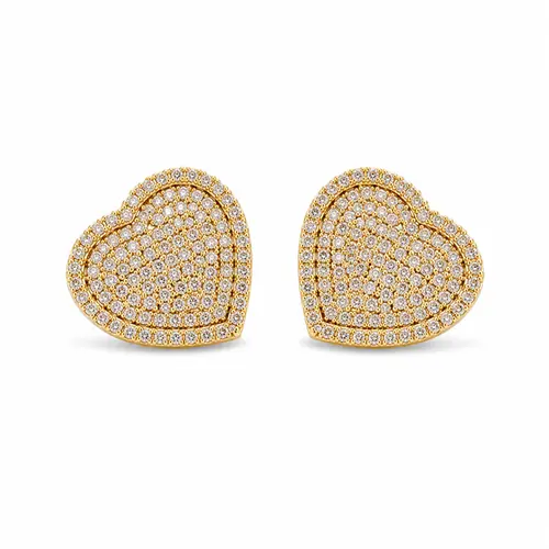 BRINCO CORAÇÃO BANHADO A OURO 18K