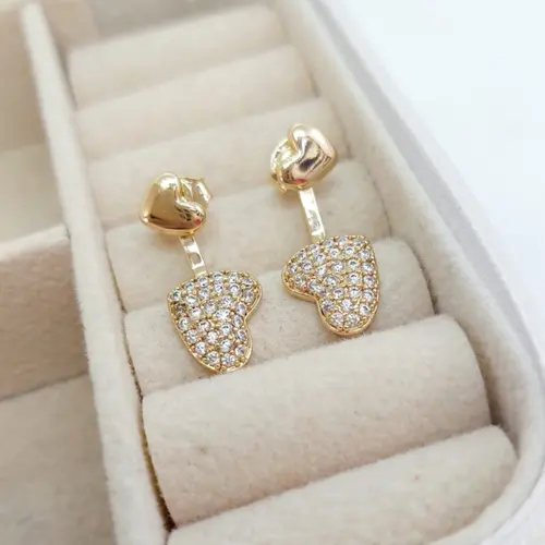 BRINCO COR BANHADO A OURO 18K