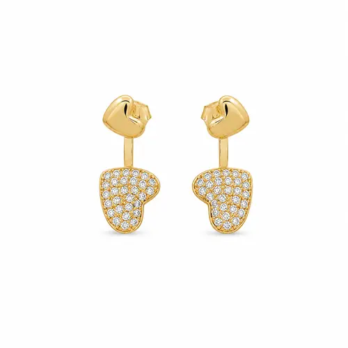 BRINCO COR BANHADO A OURO 18K