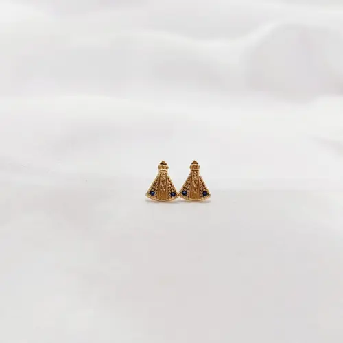 BRINCO N.SENHORA BANHADO A OURO 18K