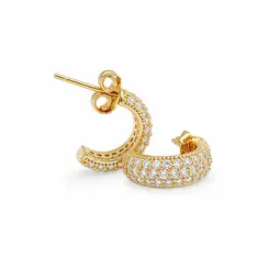BRINCO ARCO BANHADO A OURO 18K