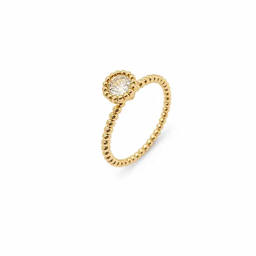 ANEL PURO LUXO BANHADO A OURO 18K