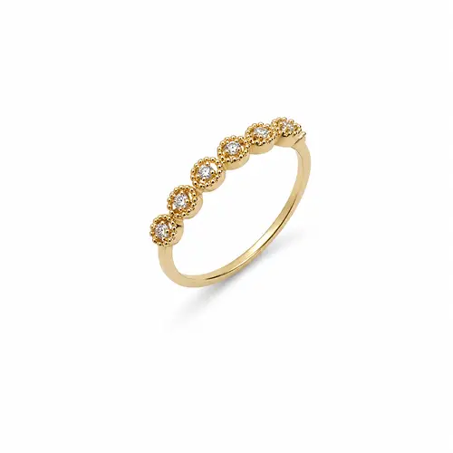 ANEL MOANA BANHADO A OURO 18K