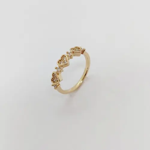 ANEL PAIXÃO ENCANTADA BANHADO A OURO 18K