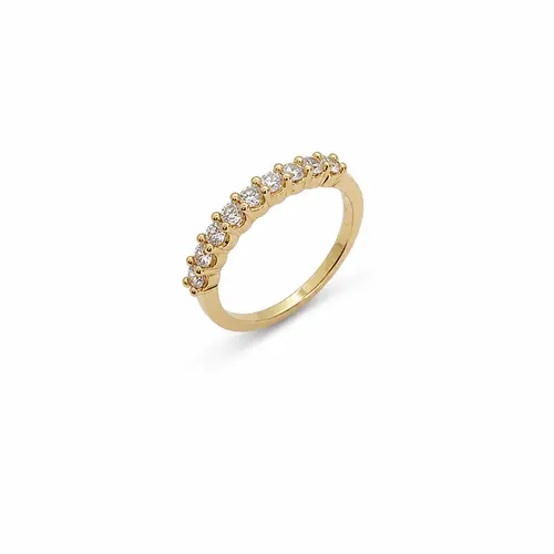 ANEL OPALINE LUXO BANHADO A OURO 18K