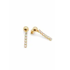 BRINCO CRAVEJADO BANHADO A OURO 18K