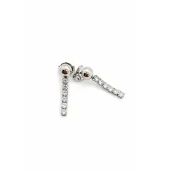 BRINCO CRAVEJADO BANHADO A OURO BRANCO