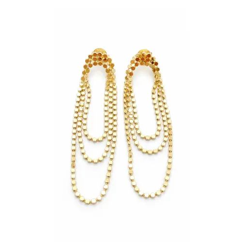 BRINCO LONGO BANHADO A OURO 18K