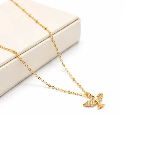 COLAR DIVINO BANHADO A OURO 18K