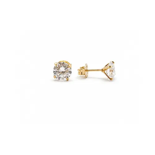 BRINCO PONTO DE LUZ BANHADO A OURO 18K