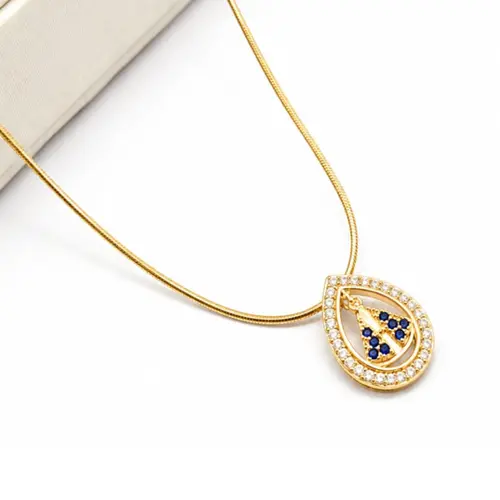 COLAR SANTA BANHADO A OURO 18K