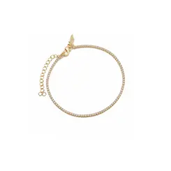 PULSEIRA RIVIERA BANHADA A OURO 18K