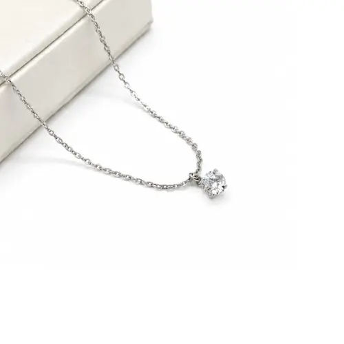 CHOKER PONTO DE LUZ BANHADA A OURO BRANCO