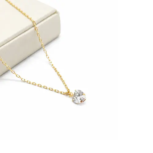 CHOKER CORAÇÃO BANHADA A OURO 18K
