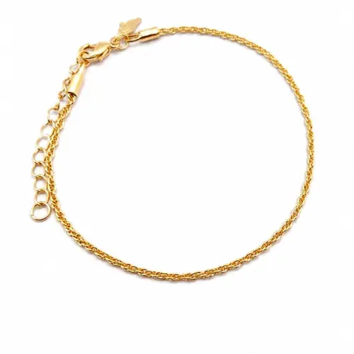 PULSEIRA CORDÃO BAIANO  BANHADO A OURO 18K.