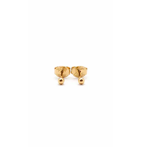 BRINCO BOLA LISO PP BANHADO A OURO 18K