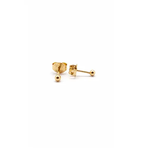 BRINCO BOLA LISO PP BANHADO A OURO 18K