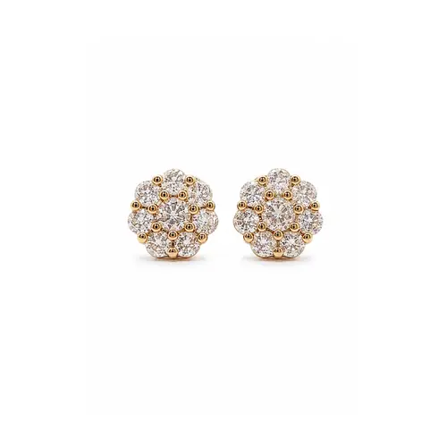 BRINCO FLOR M BANHADO A OURO 18K