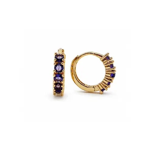 ARGOLA CRAVEJADA G BANHADA A OURO 18K