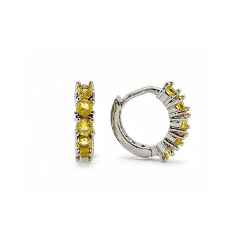ARGOLA CRAVEJADA M BANHADA A OURO BRANCO