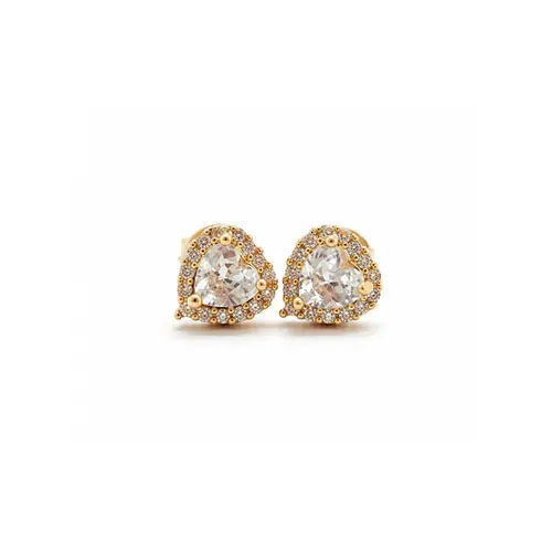 BRINCO CORAÇÃO BANHADO A OURO 18K