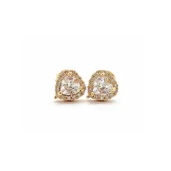 BRINCO CORAÇÃO BANHADO A OURO 18K